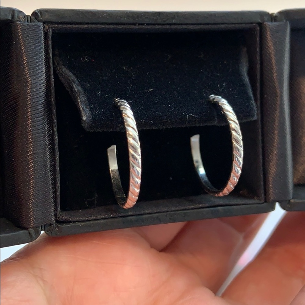 Claire’s Silver Hoop Earrings